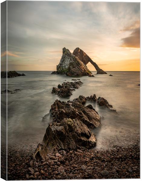 The Bow and Fiddle Rock Canvas Print by Inca Kala