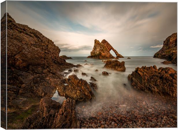 The Bow and Fiddle Rock Canvas Print by Inca Kala