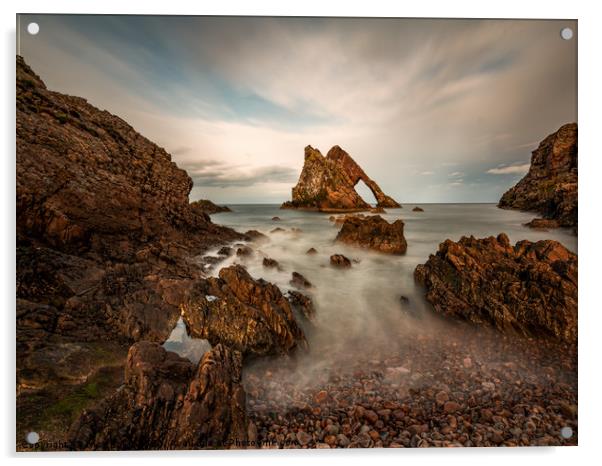 The Bow and Fiddle Rock Acrylic by Inca Kala