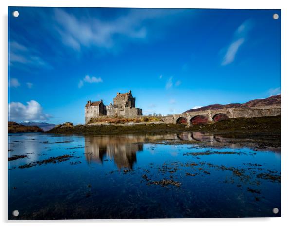 Eilean Donan Castle Acrylic by Inca Kala