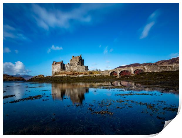 Eilean Donan Castle Print by Inca Kala