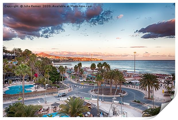 Playa del Ingles Print by Juha Remes