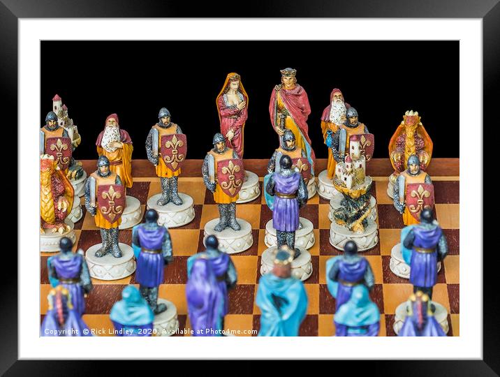 Your Move Framed Mounted Print by Rick Lindley