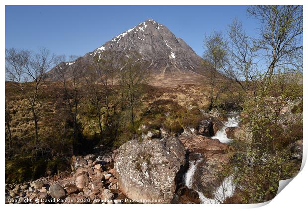 Buachaille Etive Mor , the Highlands , Scotland Print by Photogold Prints
