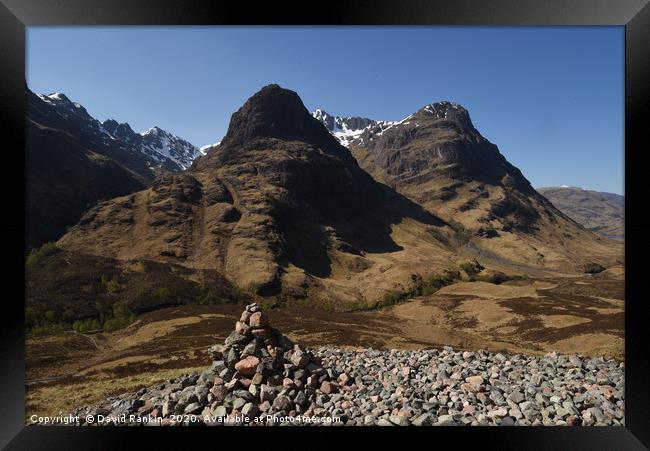 the Paps of Glencoe , the Highlands , Scotland Framed Print by Photogold Prints