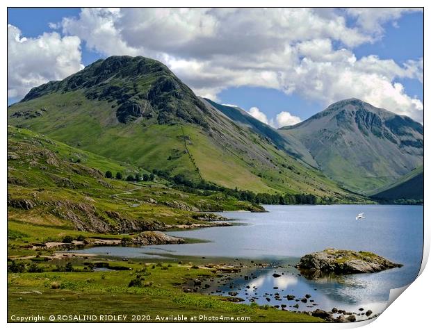 "Wastwater Summer" Print by ROS RIDLEY
