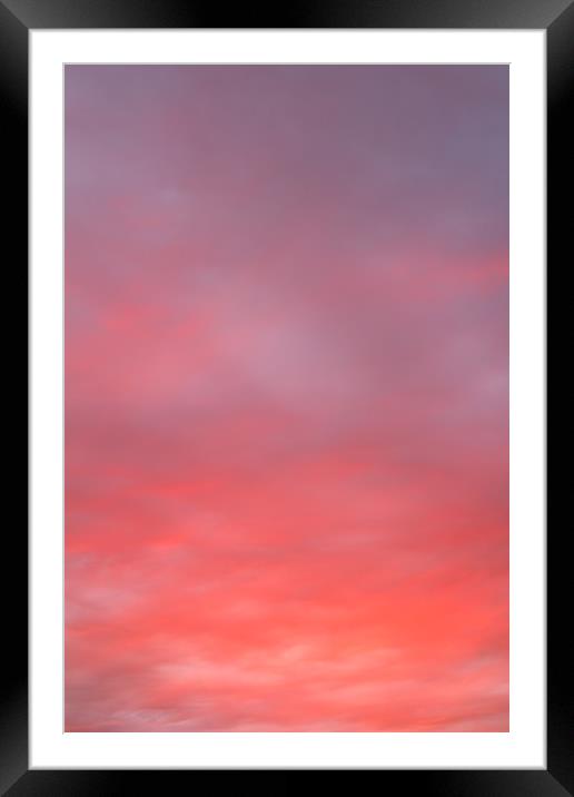 Beautiful Springtime April Sunset Framed Mounted Print by Rob Cole
