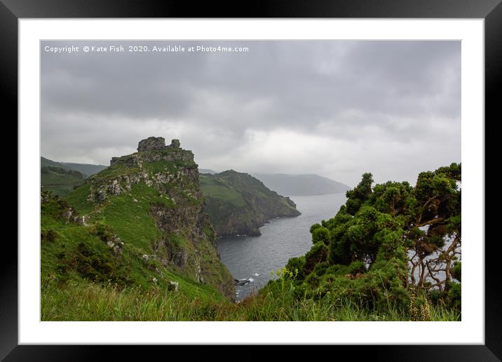 Valley of the Rocks IV Framed Mounted Print by Kate Fish