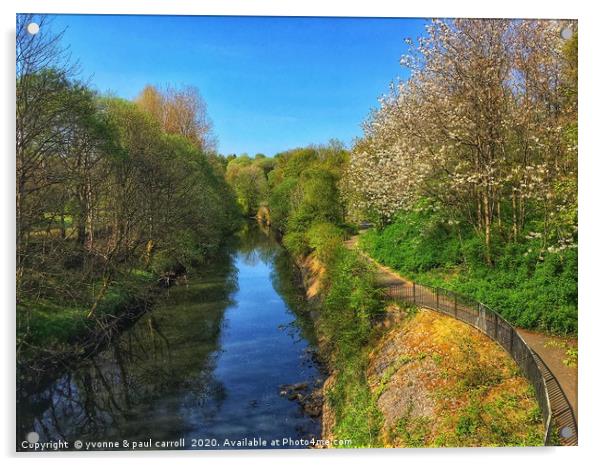 Kelvin Walkway Acrylic by yvonne & paul carroll