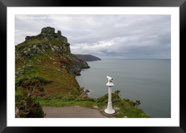 Valley of the Rocks VI Framed Mounted Print by Kate Fish