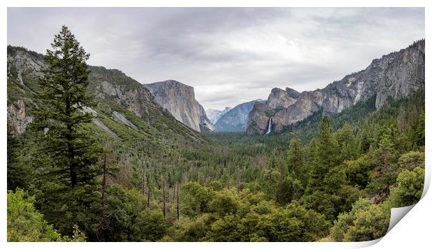 Tunnel View Print by Ray Hill