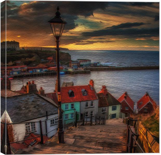 199 Steps Canvas Print by Paul Andrews