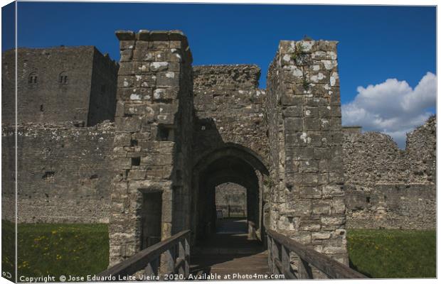 Portchester Castle Canvas Print by Eduardo Vieira