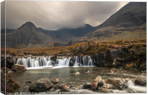 Fairy Pools, Isle of Skye Canvas Print by Marcia Reay