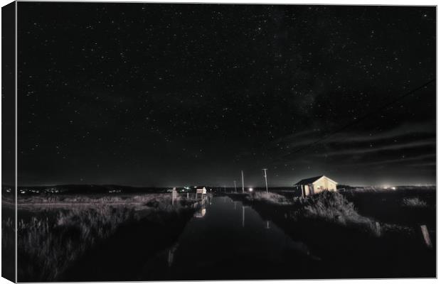 Brancaster under the stars Canvas Print by Gary Pearson