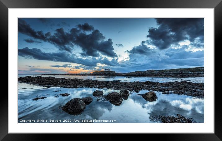 St Cwyfans Church, Anglesey Framed Mounted Print by Heidi Stewart