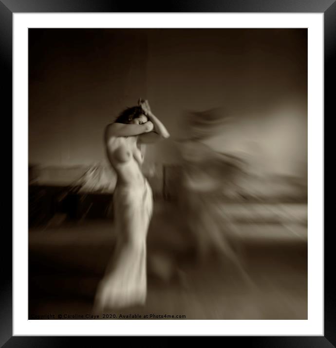 The Haunting Framed Mounted Print by Caroline Claye