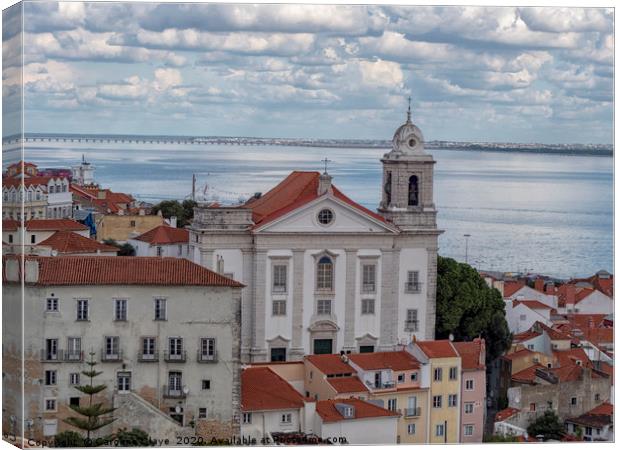 Lisbon Canvas Print by Caroline Claye