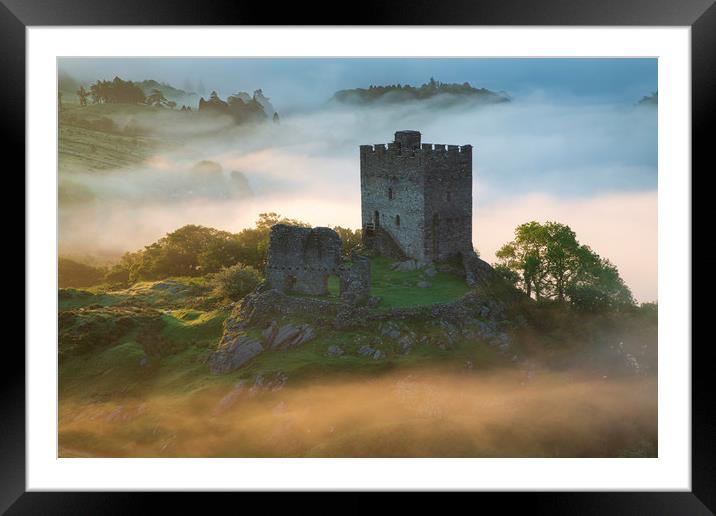 Dolwyddelan castle Framed Mounted Print by Rory Trappe