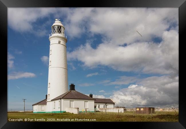 Nash Point Lighthouse, Glamorgan Heritage Coast, W Framed Print by Dan Santillo