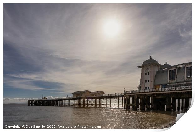 Penarth Pier Pavilion, Penarth, Wales Print by Dan Santillo