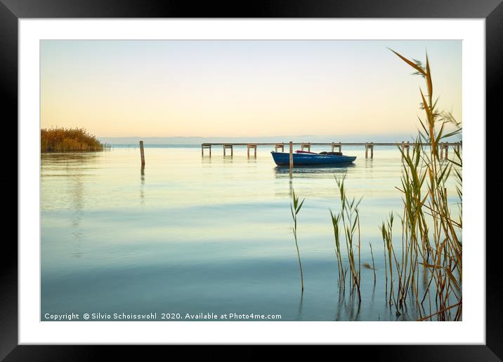 Calm Lake  Framed Mounted Print by Silvio Schoisswohl