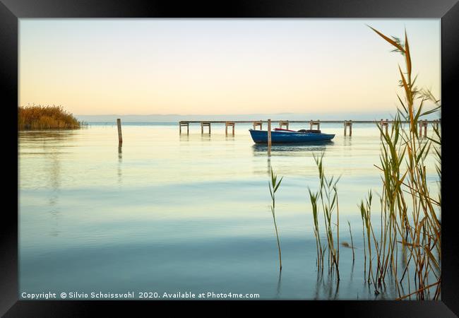 Calm Lake  Framed Print by Silvio Schoisswohl