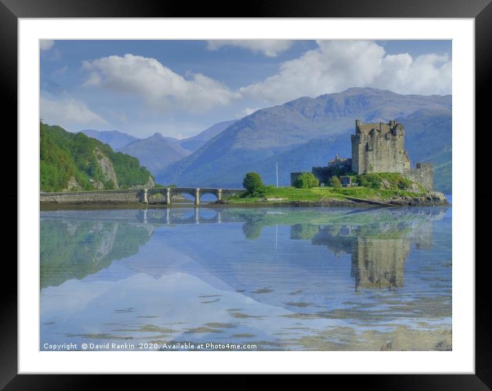 Eilean Donan Castle reflection , the Highlands , S Framed Mounted Print by Photogold Prints