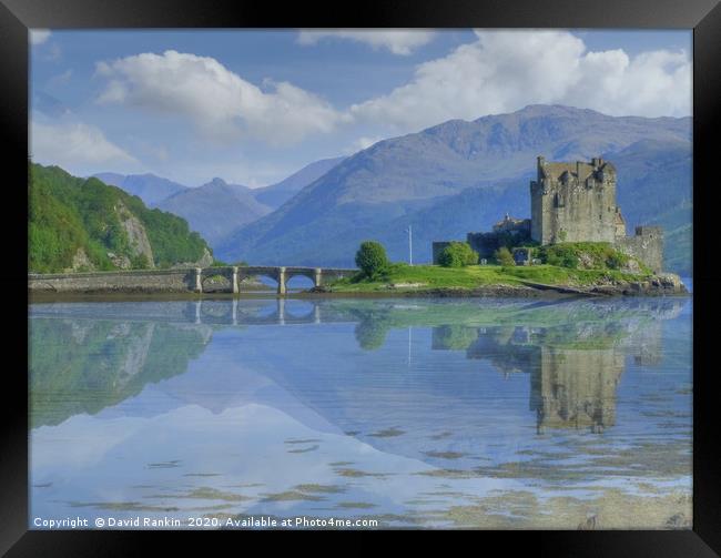 Eilean Donan Castle reflection , the Highlands , S Framed Print by Photogold Prints