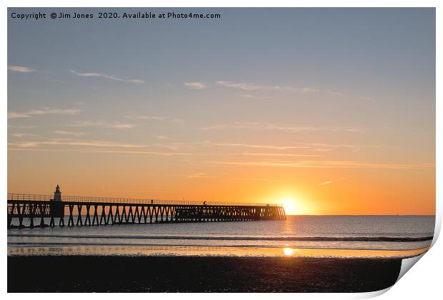 North Sea Sunrise. Print by Jim Jones