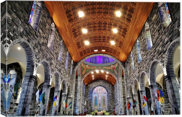 Galway Cathedral, Irelend Canvas Print by Shawn Nicholas