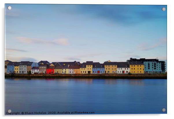 Claddagh, Galway, Ireland Acrylic by Shawn Nicholas