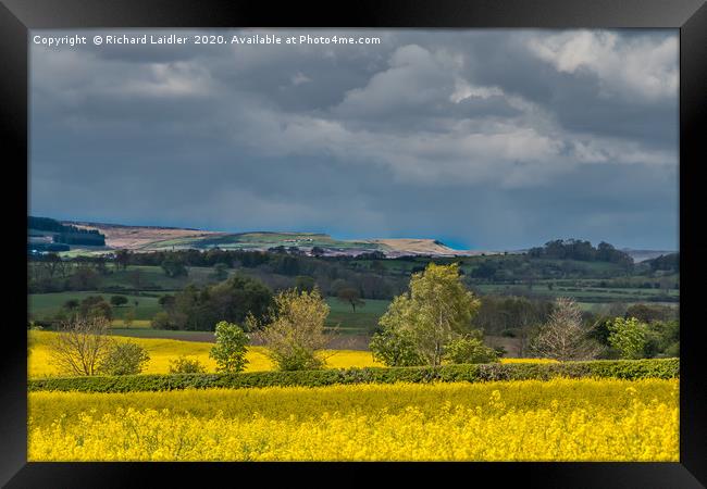 The Stang from Hutton Magna in Dramatic Light Framed Print by Richard Laidler