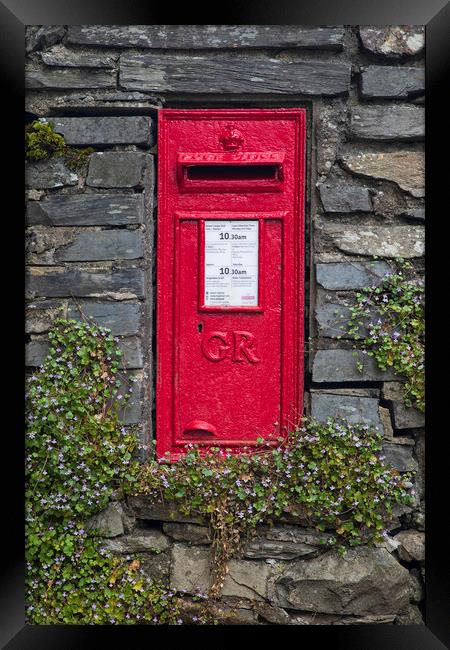 Post box Framed Print by Rory Trappe