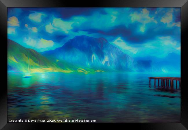 The Mystical Lake Framed Print by David Pyatt