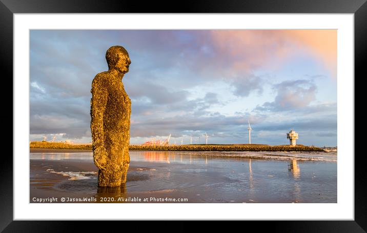 Iron Man letterbox crop Framed Mounted Print by Jason Wells