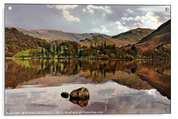 "Ullswater Reflections" Acrylic by ROS RIDLEY