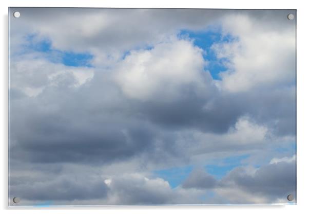 Rain Bearing Cloudscape Acrylic by Rob Cole