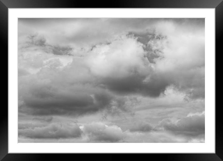 Rain Bearing Cloudscape Framed Mounted Print by Rob Cole