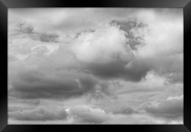 Rain Bearing Cloudscape Framed Print by Rob Cole