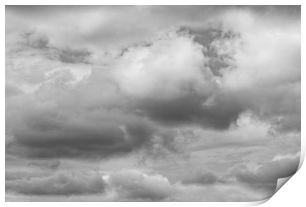 Rain Bearing Cloudscape Print by Rob Cole