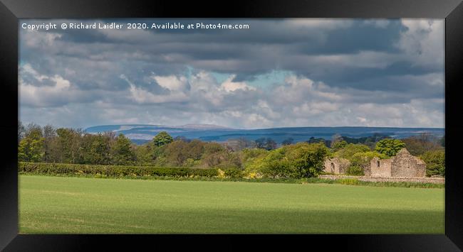 Towards Cross Fell from Thorpe, Teesdale Framed Print by Richard Laidler