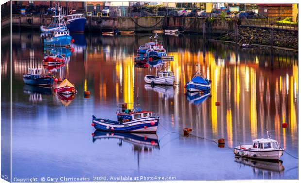 Blue Hour on the Wear Canvas Print by Gary Clarricoates