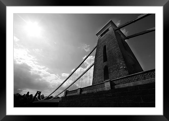 Clifton Suspesion Bridge Framed Mounted Print by Samantha Higgs