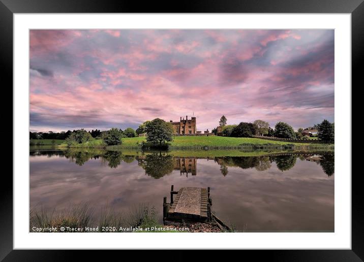 Ripley Castle Framed Mounted Print by Tracey Wood