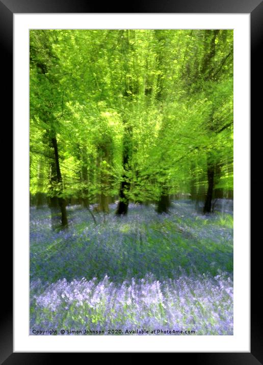 Spring Explosion Framed Mounted Print by Simon Johnson