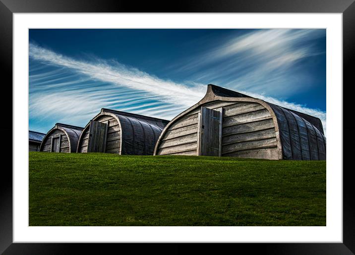 Boathouses  Framed Mounted Print by Alan Sinclair