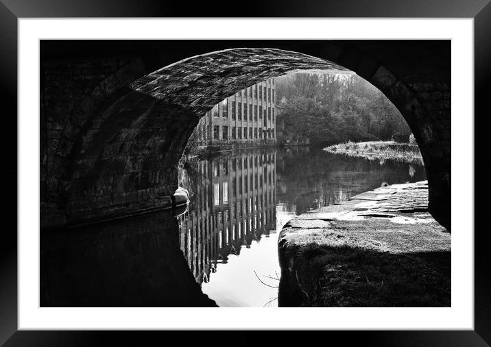 Leeds and Liverpool Reflections Framed Mounted Print by David McCulloch