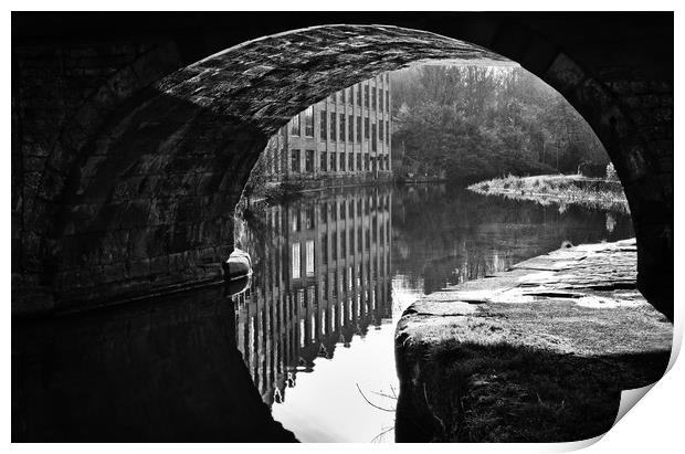 Leeds and Liverpool Reflections Print by David McCulloch