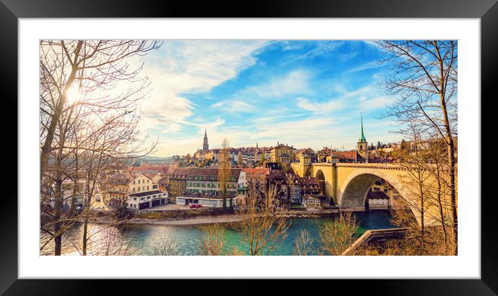 Early Evening in Bern Framed Mounted Print by Svetlana Sewell